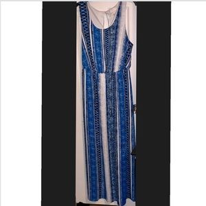 Long Blue Maxi Dress